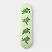 Hibiskus Blume Skateboard (Vorne)