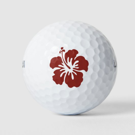 Hibiskus Blume Tropical Wilson Golf Ball Packs (Vorderseite)