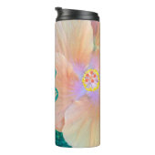 Hibiskus Blume türkisblaues Meer Hawaii Thermosbecher (Nach rechts gedreht)