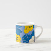 Hibiskus Blume und Blätter Espressotasse (Rechts)