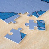 Hibiskus Blume und Blätter Puzzle (Seite)