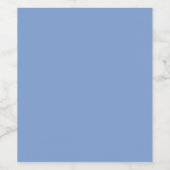 Hibiskus Blume und Blätter Weinetikett (Einzelnes Label)