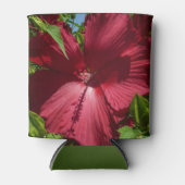Hibiskus Blume und Blue Sky Dosenkühler (Vorderseite)