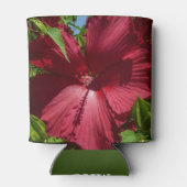 Hibiskus Blume und Blue Sky Dosenkühler (Rückseite)