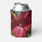 Hibiskus Blume und Blue Sky Dosenkühler (Kanne Rückseite)