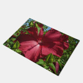 Hibiskus Blume und Blue Sky Fußmatte (Schrägansicht)