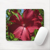 Hibiskus Blume und Blue Sky Mousepad (Mit Mouse)