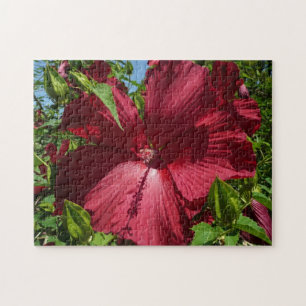 Hibiskus Blume und Blue Sky Puzzle