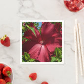 Hibiskus Blume und Blue Sky Serviette (Beispiel)