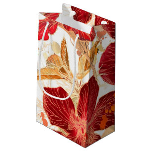 Hibiskus-Blume - Watercolorfarbe 2 Kleine Geschenktüte