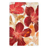 Hibiskus-Blume - Watercolorfarbe 2 Mini Klemmbrett (Rückseite)