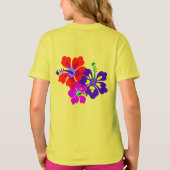 Hibiskus Blume Wiedersehen-Keepake T-Shirt (Rückseite)