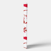 Hibiskus-Blumen-Muster Case-Mate iPhone Hülle (Rückseite / Rechts)