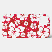 Hibiskus-Blumen-Muster Case-Mate iPhone Hülle (Rückseite (Horizontal))