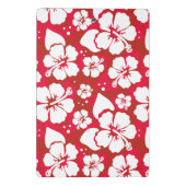 Hibiskus-Blumen-Muster Mini Klemmbrett (Rückseite)