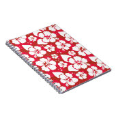 Hibiskus-Blumen-Muster Notizblock (Rechte Seite)