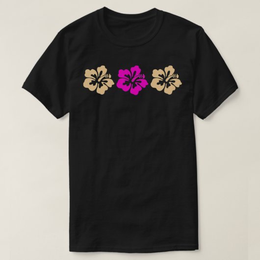 Hibiskus Blumen TShirt (Design vorne)
