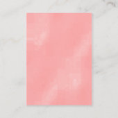 Hibiskus Blumenrosa Empfang Einschließungskarten Begleitkarte (Rückseite)