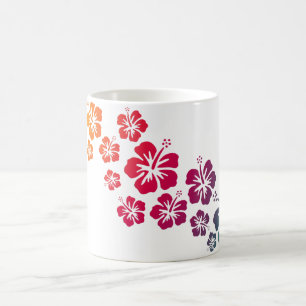 Hibiskus Blüten gefärbt Kaffeetasse