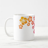 Hibiskus Blüten gefärbt Kaffeetasse (Links)