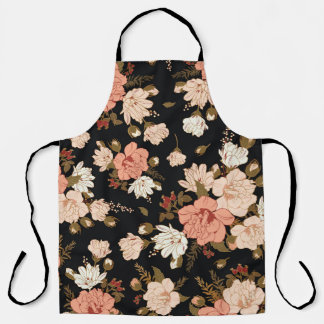 Hibiskus-Blütenmuster: Nahtloses Design Schürze