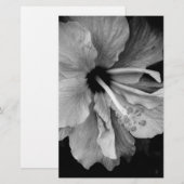 Hibiskus Briefpapier (Vorne/Hinten)