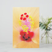 Hibiskus Briefpapier (Stehend Vorderseite)