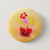 Hibiskus Button (Vorderseite)