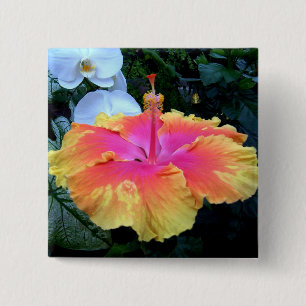 Hibiskus Button