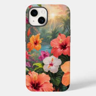 Hibiskus Case-Mate iPhone 14 Hülle