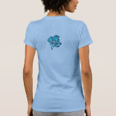 Hibiskus Damen T-Shirt (Rückseite)