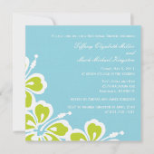 Hibiskus Delight Dusche/Probe Dinner Einladung (Vorderseite)