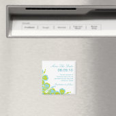 Hibiskus Delight Save the Date Magnet (In Situ (Geschirrspüler))