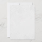 Hibiskus der tropischen Blume Summer Quinceñera Einladung (Rückseite)