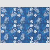 Hibiskus des botanischen tropischen Leaf Seidenpapier (Vorderseite)