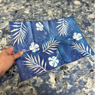 Hibiskus des botanischen tropischen Leaf Seidenpapier