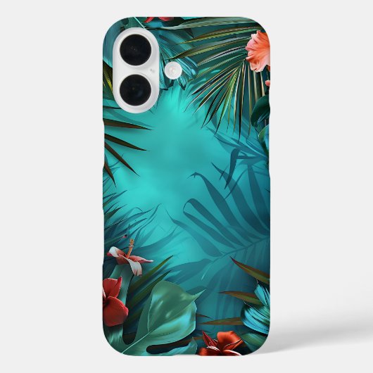 Hibiskus Dream Tropical iPhone Case (Rückseite)