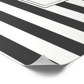 Hibiskus Elegante Blume Botanisch Poster (Ecke)