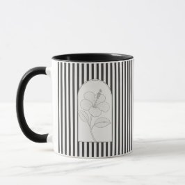 Hibiskus Elegante Blume Botanisch Tasse