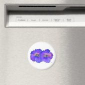 Hibiskus Eyes - Blue Magnet (In Situ (Geschirrspüler))