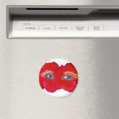 Hibiskus Face - Red Magnet (In Situ (Geschirrspüler))