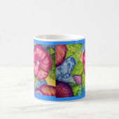 Hibiskus-Fantasie Kaffeetasse (Mittel)
