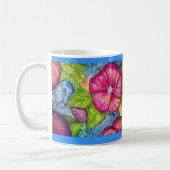 Hibiskus-Fantasie Kaffeetasse (Links)