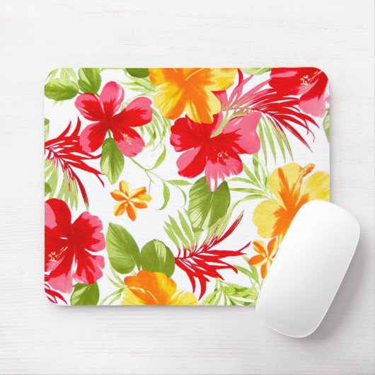 Hibiskus-Fiesta mousepad (Mit Mouse)