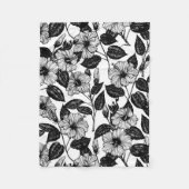 Hibiskus Fleecedecke (Vorderseite)