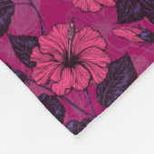 Hibiskus Fleecedecke (Ecke)