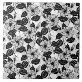 Hibiskus Fliese (Vorderseite)