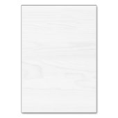 Hibiskus Floral Flamingo Wedding Place Escort Tischnummer (Rückseite)