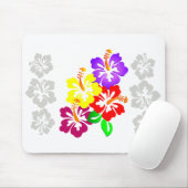 Hibiskus Floral Mousepad (Mit Mouse)