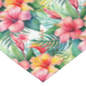 Hibiskus für tropische Blume Tischdecke (Schrägansicht)